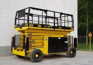 AIRO SF 1700 D 2 ID Wheeled scissor lifts (2001 - 2004) Specifications & Dimensions