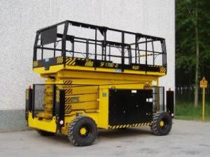 AIRO SF 1700 D Wheeled scissor lifts (1999 - 2004) Specifications & Dimensions