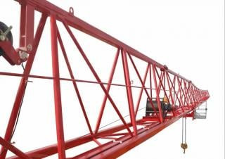 Sany SFT1160 crane - load chart, specs & dimensions (2023 - 2025)