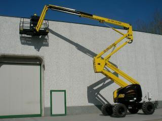 AIRO SG 1850 J D 2WS 4WD Wheeled Articulating Boom Lifts (2003 - 2009) Specifications & Dimensions