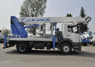 Socage Sioux 35/23 Trailer Mounted Articulating Boom Lifts (2003 - 2005) Specifications & Dimensions