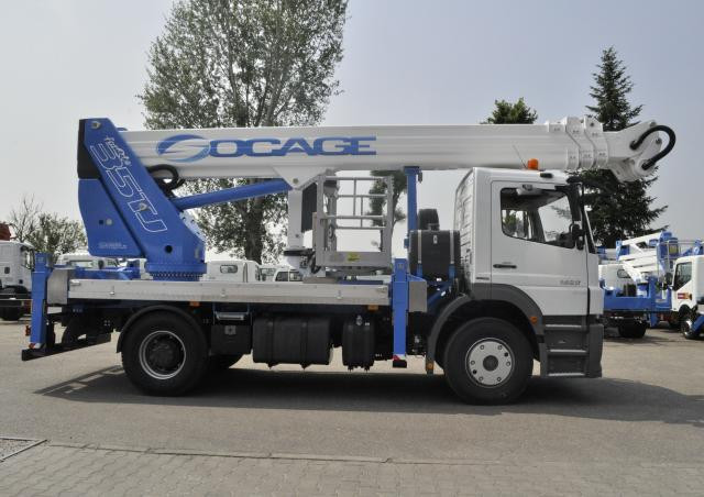 Socage Sioux TJ 35 Trailer Mounted Articulating Boom Lifts (2006 - 2010) Specifications & Dimensions