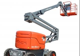SJ 46 AJ Skyjack Wheeled Articulating Boom Lifts