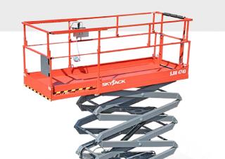 SJ III 4740 DC Skyjack Wheeled scissor lifts