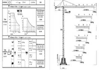 Terex Peiner SK 206/1 TS 19.1 crane - load chart, specs & dimensions (1996 - 2007)