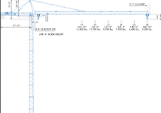 Terex Peiner SK 206-E-TS 20.2 crane - load chart, specs & dimensions (1990 - 1993)