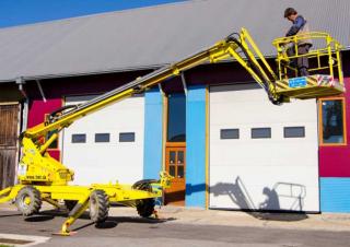 SL 190 D Scanlift Wheeled Telescopic Boom Lifts