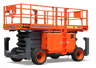 Dingli SL1323-AWD Wheeled scissor lifts (2025 - 2026) Specifications & Dimensions