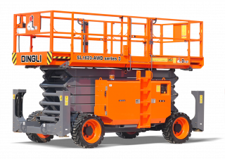 Dingli SL1623-AWD Wheeled scissor lifts (2025 - 2026) Specifications & Dimensions