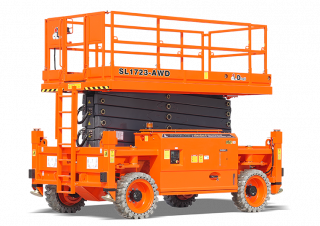 Dingli SL1723-AWD Wheeled scissor lifts (2025 - 2026) Specifications & Dimensions