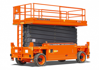 Dingli SL2625-AWD Wheeled scissor lifts (2025 - 2026) Specifications & Dimensions