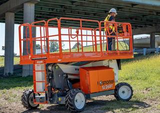 SL26RT Snorkel Wheeled scissor lifts