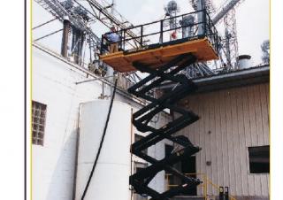 SM 3184 E Grove-Manlift Wheeled scissor lifts