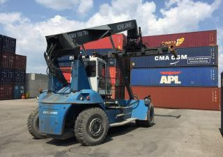 Konecranes SMV 108 TB 6 Reach Stacker Specs & Dimensions (2007 - 2010)