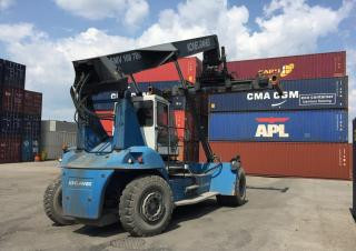 Konecranes SMV 108 TB 6 Reach Stacker Specs & Dimensions (2011 - 2014)