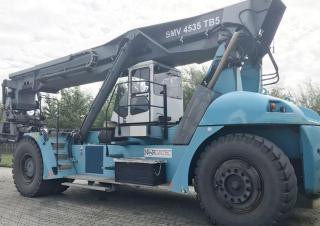 Konecranes SMV 4535 TB 5 Reach Stacker Specs & Dimensions (2011 - 2014)