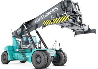 Konecranes SMV 4537 TC 5 Reach Stacker Specs & Dimensions (2014 - 2019)