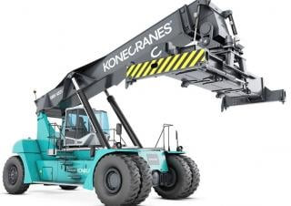 Konecranes SMV 4545 TC 5 Reach Stacker Specs & Dimensions (2014 - 2019)