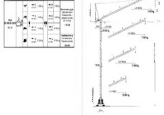 Terex Peiner SN 406-F-TS 212.1 crane - load chart, specs & dimensions (2001 - 2002)