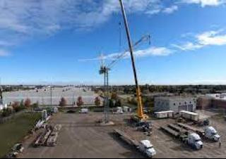 Terex Peiner SN 86-E-TS 14.3 crane - load chart, specs & dimensions (1996 - 2002)