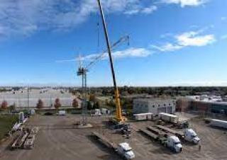 Terex Peiner SN 86-E-TS 14.3 crane - load chart, specs & dimensions (1996 - 2002)
