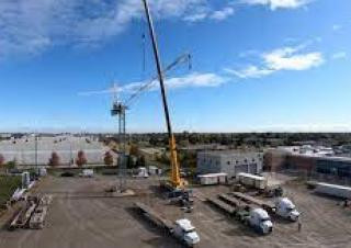 Terex Peiner SN 86-E-TS 14.3 crane - load chart, specs & dimensions (1996 - 2002)