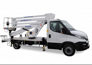Snake 2010H Oil & Steel Trailer Mounted Articulating Boom Lifts