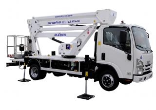Snake 2111 J Plus Oil & Steel Trailer Mounted Articulating Boom Lifts