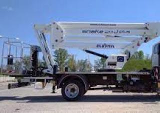 Snake 2111J Oil & Steel Trailer Mounted Articulating Boom Lifts