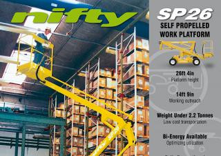 Niftylift SP 26 Wheeled Articulating Boom Lifts (2010 - 2013) Specifications & Dimensions