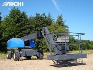 SP14CJ Aichi Wheeled Telescopic Boom Lifts