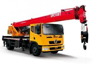 Sany SPC180T crane - load chart, specs & dimensions (2023 - 2026)