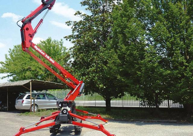 Basket Spider 18 Crawler Articulating Boom Lifts (2010 - 2013) Specifications & Dimensions