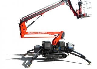 SPIDER 18.90 E Platform Basket Crawler Articulating Boom Lifts