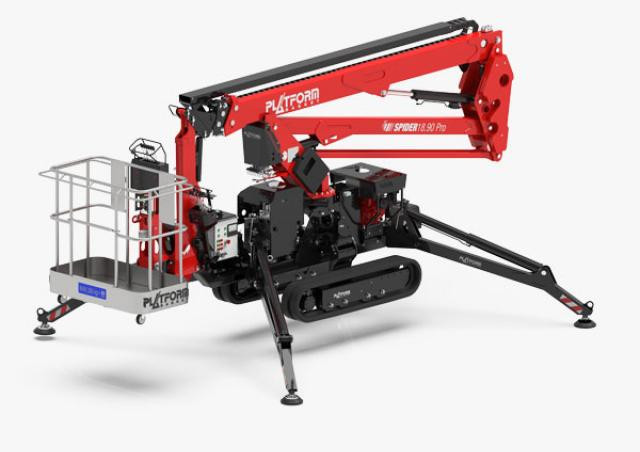 Basket Spider 18.90 E Crawler Articulating Boom Lifts (2023 - 2026) Specifications & Dimensions