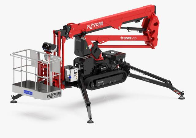 Basket Spider 18.95 E Crawler Articulating Boom Lifts (2023 - 2026) Specifications & Dimensions