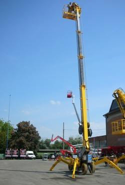 Basket Spider 25 D Crawler Articulating Boom Lifts (2010 - 2013) Specifications & Dimensions