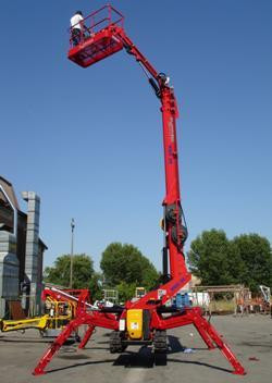 Basket Spider 30 D Crawler Articulating Boom Lifts (2010 - 2013) Specifications & Dimensions