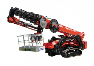 Basket Spider 43 TED Crawler Telescopic Boom Lifts (2023 - 2026) Specifications & Dimensions