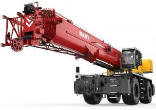 Sany SRC1100T crane - load chart, specs & dimensions (2023 - 2026)