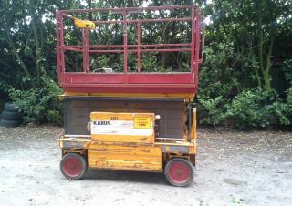 SS 90 Karus Wheeled scissor lifts