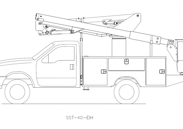 Versalift SST-40-EIH Trailer Mounted Articulating Boom Lifts (2017 - 2026) Specifications & Dimensions