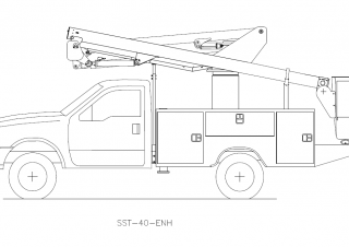 Versalift SST-40-ENH Trailer Mounted Articulating Boom Lifts (2017 - 2026) Specifications & Dimensions