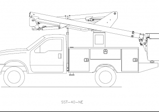 Versalift SST-40-NE Trailer Mounted Articulating Boom Lifts (2017 - 2026) Specifications & Dimensions