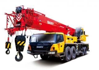 Sany STC900T5 crane - load chart, specs & dimensions (2023 - 2026)