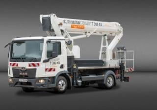 Ruthmann STEIGER T 300 XS Truck Mounted Telescopic Boom Lifts (2025 - 2026) Specifications & Dimensions