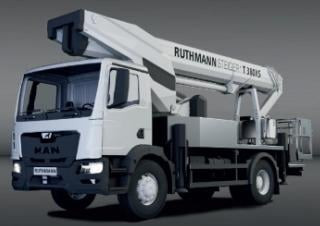 Ruthmann STEIGER T 380 XS Truck Mounted Telescopic Boom Lifts (2025 - 2026) Specifications & Dimensions