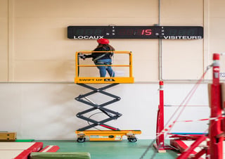 Swift Up 4.5 Haulotte Wheeled scissor lifts