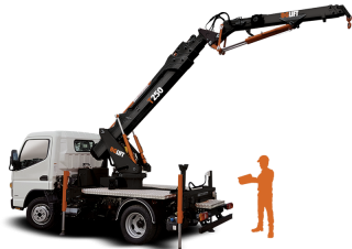 BG Lift T 250 crane - load chart, specs & dimensions (2021 - 2026)
