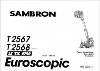 T 2567 Sambron Telehandler Specs & Dimensions